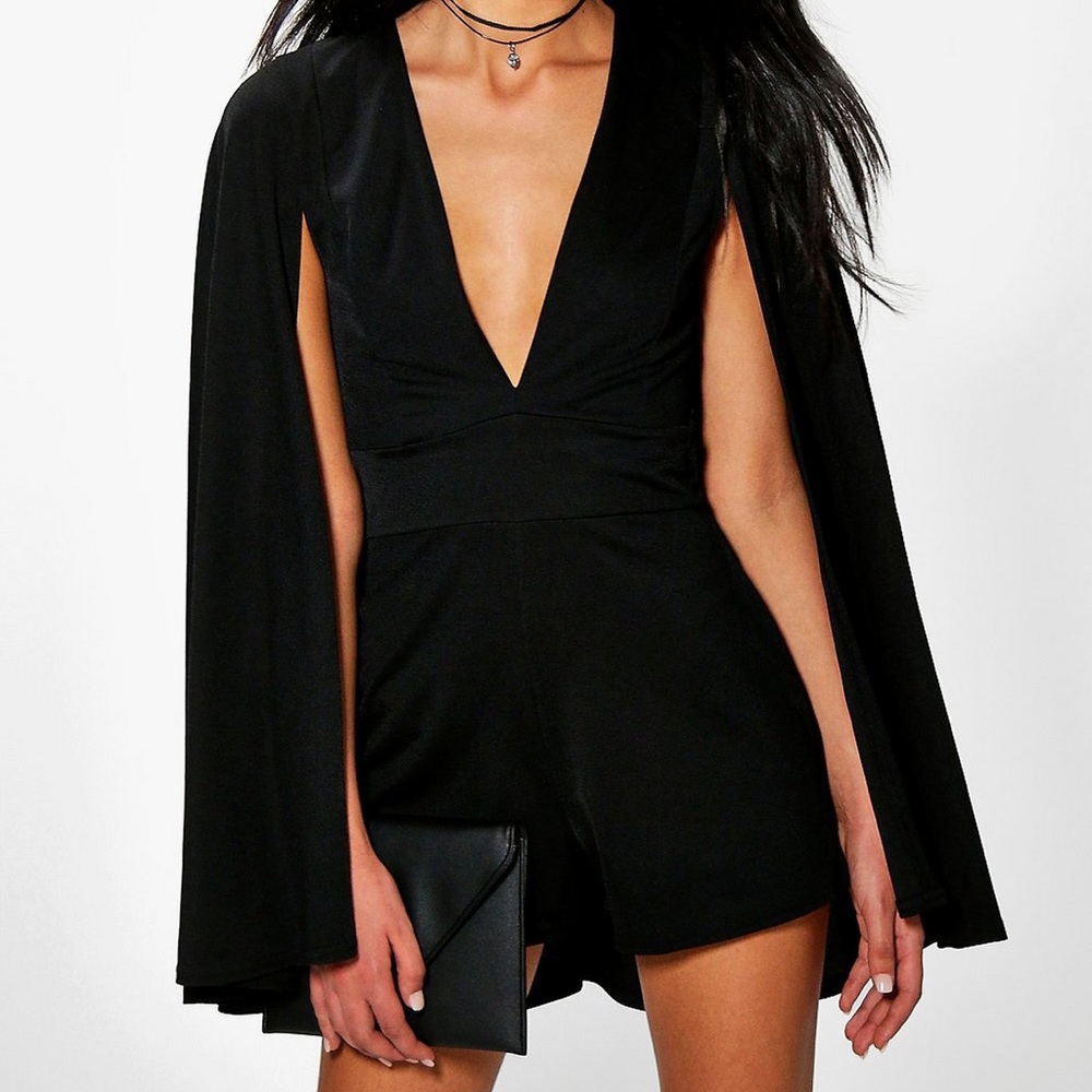 Cape Style Playsuit